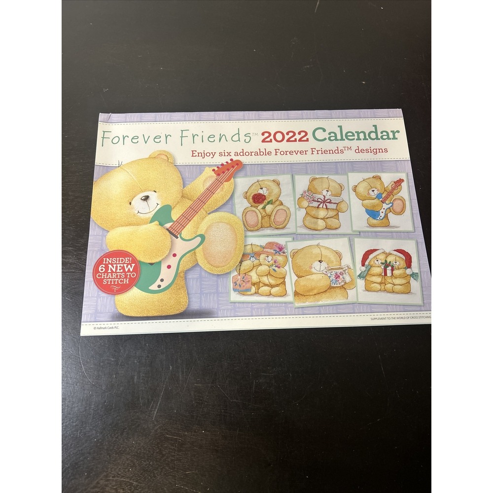 Forever Friends 2022 Calendar Cross Stitch Chart Book